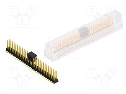 Connector: pin strips; pin header; male; PIN: 60; 2.54mm; SMT; 2x30