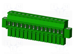 Connector: pluggable terminal block; plug; female; angled 90°