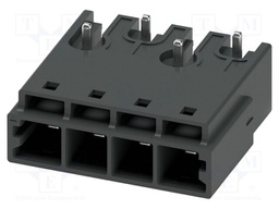PCB headers, nominal cross section: 4 mm2, color: black, nom