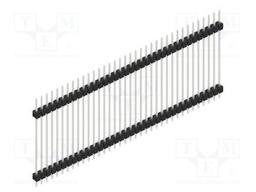Connector: pin strips; pin header; male; PIN: 36; 2.54mm; THT; 1x36