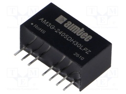 Converter: DC/DC; 3W; Uin: 18÷36V; Uout: 5VDC; Uout2: -5VDC; SIP8; THT