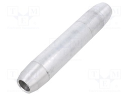 Tip: butt splice; non-insulated,reductive; aluminum; crimped