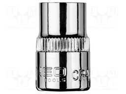 Socket; 6-angles,socket spanner; HEX 10mm; 3/8"