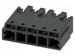 PCB headers, nominal cross section: 4 mm2, color: black, nom