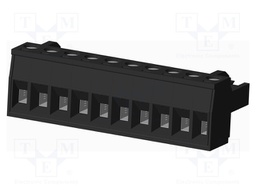 Connector: pluggable terminal block; plug; female; straight; 5mm
