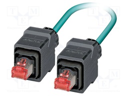 Patch cord; SF/UTP; Cat 5; RJ45 plug,both sides; stranded; Cu; 10m