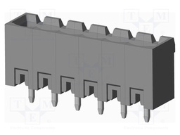 Connector: pluggable terminal block; socket; male; straight; THT