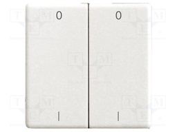 Cover plate; intelligent house,buttons and switches; white