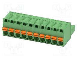 PCB connector, nominal cross section: 2.5 mm?, color: green,