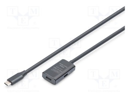 Repeater USB; USB 3.2 Gen 1,with amplifier; 5m; black