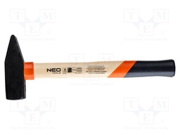 Hammer; fitter type; 1.5kg; wood (ash)