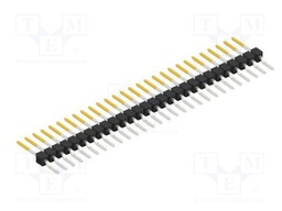 Connector: pin strips; pin header; male; PIN: 28; 2.54mm; SMT; 1x28