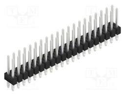 Connector: pin strips; pin header; male; PIN: 40; 2.54mm; THT; 2x20