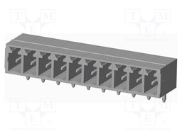 Connector: pluggable terminal block; socket; male; on PCBs