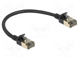 Patch cord; F/FTP; Cat: Cat 8.1; RJ45 plug,both sides; 0.25m; LSZH