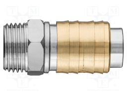 Quick connection coupling; brass; Application: for compressor