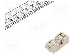 Fuse, Surface Mount, 2.5 A, OMNI-BLOK Series, 125 VAC, 125 VDC, Very Fast Acting, SMD