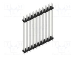 Connector: pin strips; pin header; male; PIN: 40; 2.54mm; THT; 2x20