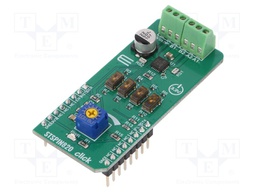 Click board; motor driver; GPIO; STSPIN820; mikroBUS connector