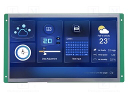 Display: TFT; 10.1"; 1024x600; Illumin: LED; 16MBFLASH; RGB; 8pin,SD