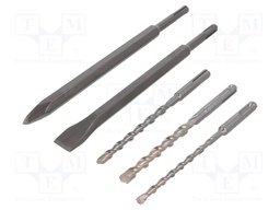 Drill set; for concrete; Pcs: 5; Kind of holder: SDS-Plus®