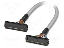 Ribbon cable with IDC connectors; Contacts ph: 2.54mm; 3m; 26AWG