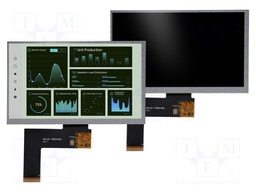 Display: TFT; 7"; 800x480; Illumin: LED; 164.9x100mm; RGB