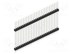 Connector: pin strips; pin header; male; PIN: 27; 2.54mm; THT; 1x27