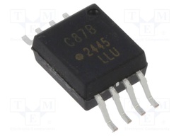Isolation Amplifier, Optically, 1 Amplifier, 9.9 mV, 5 kV, 3V to 5.5V, SSO, 8 Pins