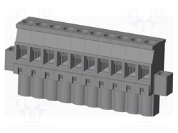 Connector: pluggable terminal block; plug; female; angled 90°
