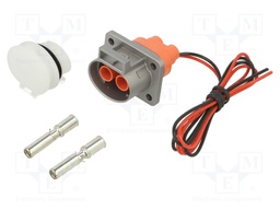 Connector: DC supply; female; Mech.durability: 100cycles; PIN: 2