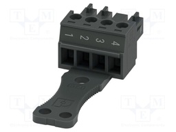 Pluggable terminal block; 3.81mm; ways: 4; straight; plug; female