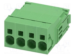 PCB connector, nominal cross section: 6 mm?, color: green, n