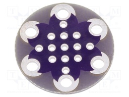 Module: adapter; prototype board; LilyPad; metalic holes; 20mm