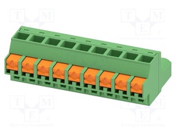 PCB connector, nominal cross section: 2.5 mm2, color: green,