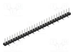 Connector: pin strips; pin header; male; PIN: 27; 2.54mm; SMT; 1x27