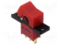 ROCKER; SPDT; Pos: 2; ON-ON; 0.02A/20VAC; 0.02A/20VDC; red; IP67
