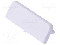 Cap for LED profiles; white; ABS; Application: SURFACE14; V: GEN2