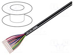 Wire; 6x0.22mm2; unshielded; 49V; 100m; OFC; stranded
