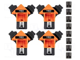 Universal clamp; angular; assembly works,carpentry works; 4pcs.