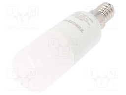 LED lamp; warm white; E14; 100/240VAC; 550lm; 7W; 240°; 3000(typ)K