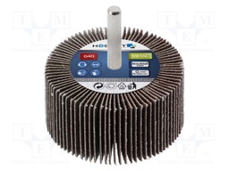 Wheel; Granularity: 150; Mounting: rod 6mm; with lever; Ø60x30mm