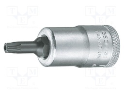 Socket; Bit: Torx®; Size: T35; 3/8"; 49mm; Plating: chromium