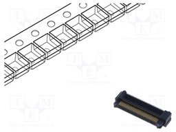 Connector: PCB to PCB; male; PIN: 80; 0.5mm; ERM5; gold-plated; SMT