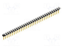 Connector: pin strips; pin header; male; PIN: 32; 2mm; THT; 1x32