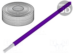 Wire; H07Z-K; stranded; Cu; 2.5mm2; violet; FRNC; 450/750V