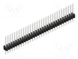 Connector: pin strips; pin header; male; PIN: 31; 1.27mm; THT; 1x31