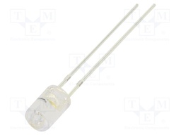 CRLED; 5mm; white warm; 1560mcd; 100°; Front: flat; 5.5÷20V; 320mW