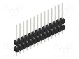 Connector: pin strips; pin header; male; PIN: 14; 2.54mm; THT; 1x14