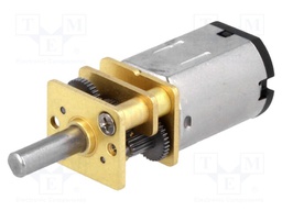 Motor: DC; with gearbox; HPCB; 6VDC; 1.5A; Shaft: D spring